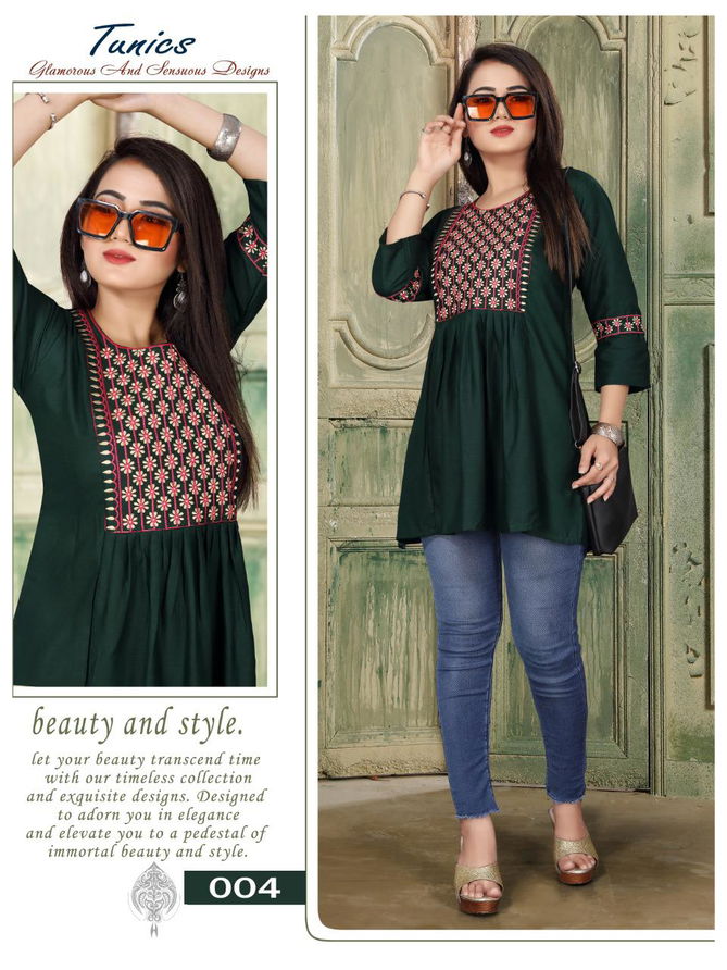 Beauty Queen Tunics 1 Fancy Ethnic Wear Designer Top Collection